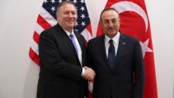 ABD Dışişleri Bakanı Mike Pompeo ve Türk Dışişleri Bakanı Mevlüt Çavuşoğlu