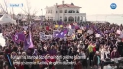 İstanbul Sözleşmesi Kararı Kadıköy'de Protesto Edildi